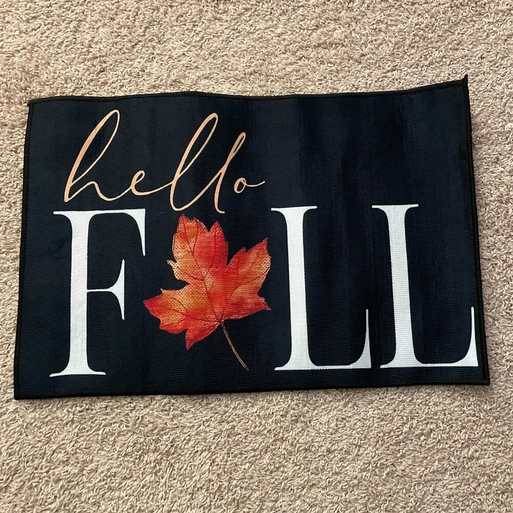 Elegant and Trendy Fall Rug   NWT